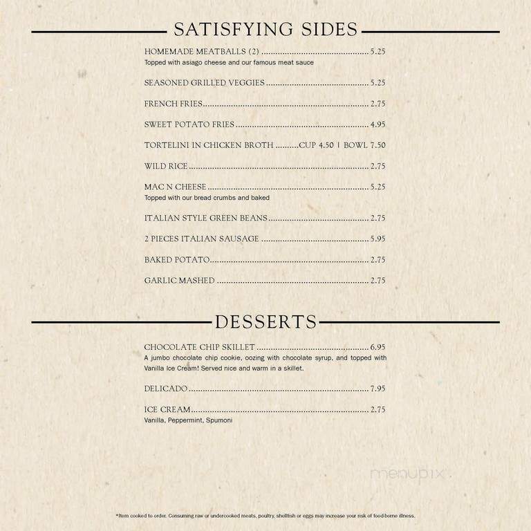 Bernardi's Restaurant - Washington, IL menu_pic