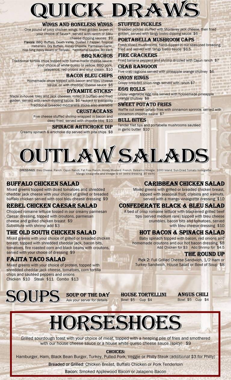 Boone's Uptown Grill Inc - Springfield, IL menu_pic
