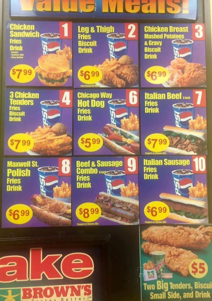 Brown's Chicken & Pasta - Naperville, IL menu_pic
