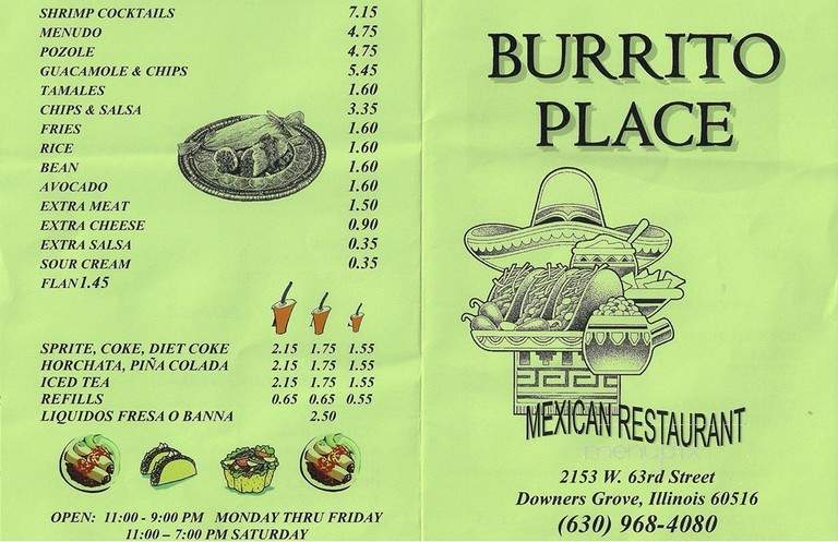 Burrito Place - Downers Grove, IL