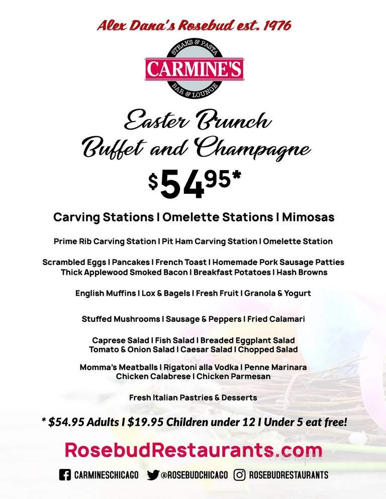 Carmine's - Chicago, IL menu_pic