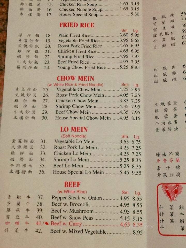 China Buffet - Harrisburg, IL menu_pic