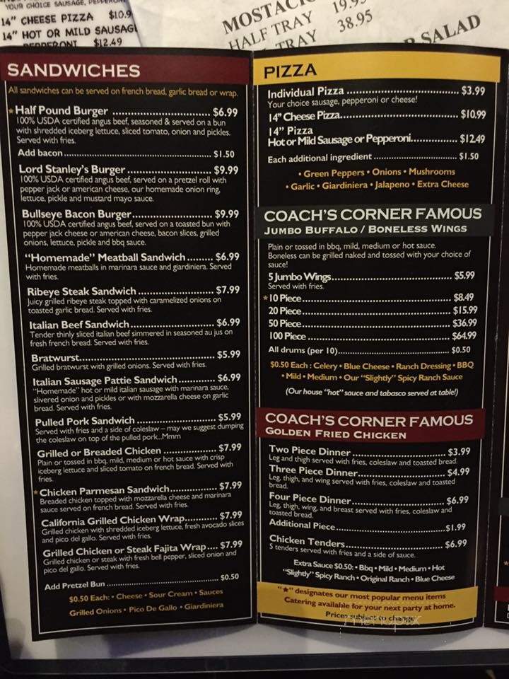 Coache's Corner - Orland Park, IL