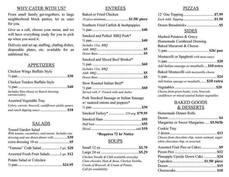 Coyote Canyon - Bourbonnais, IL menu_pic