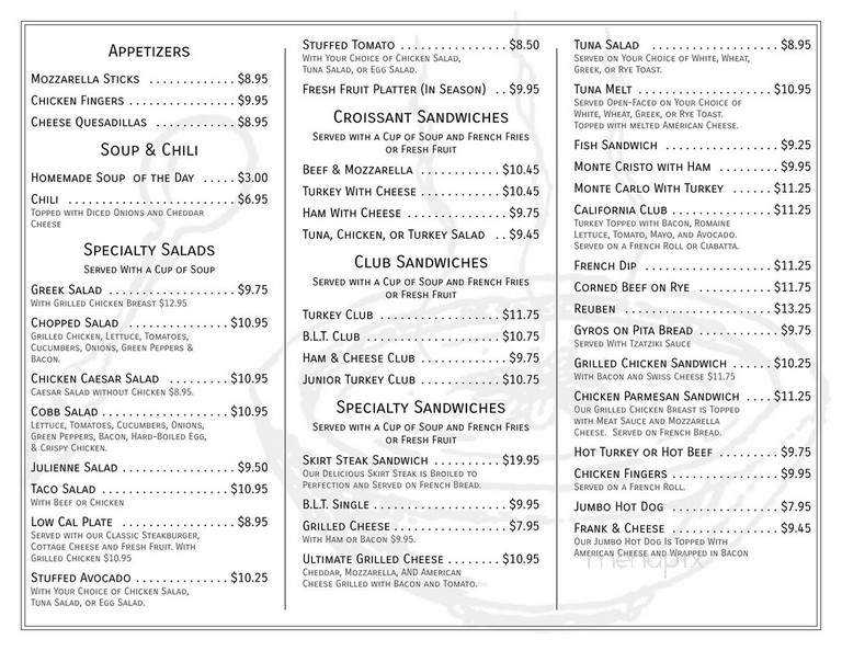 Dallas Restaurant Inc - Chicago, IL menu_pic