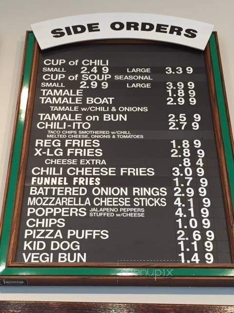 Don's Hot Dogs - Orland Park, IL menu_pic