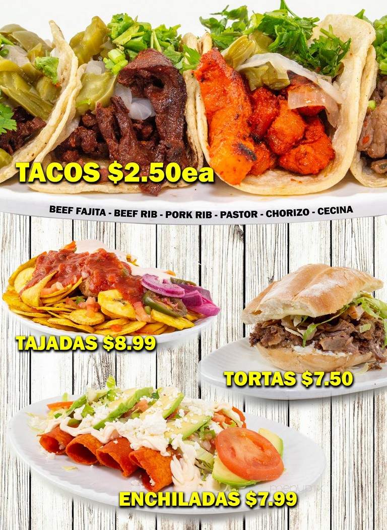 El Novillo - Chicago, IL menu_pic