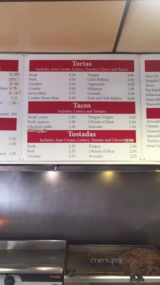 El-Farol - Summit Argo, IL menu_pic