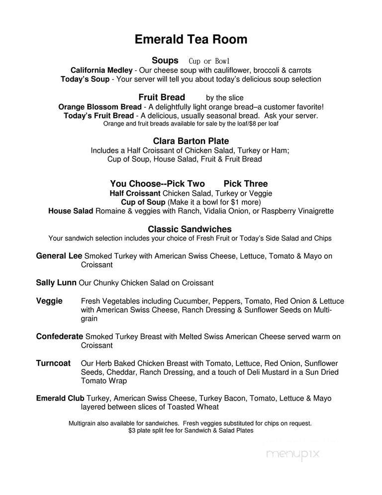 Emerald Tea Room - East Peoria, IL