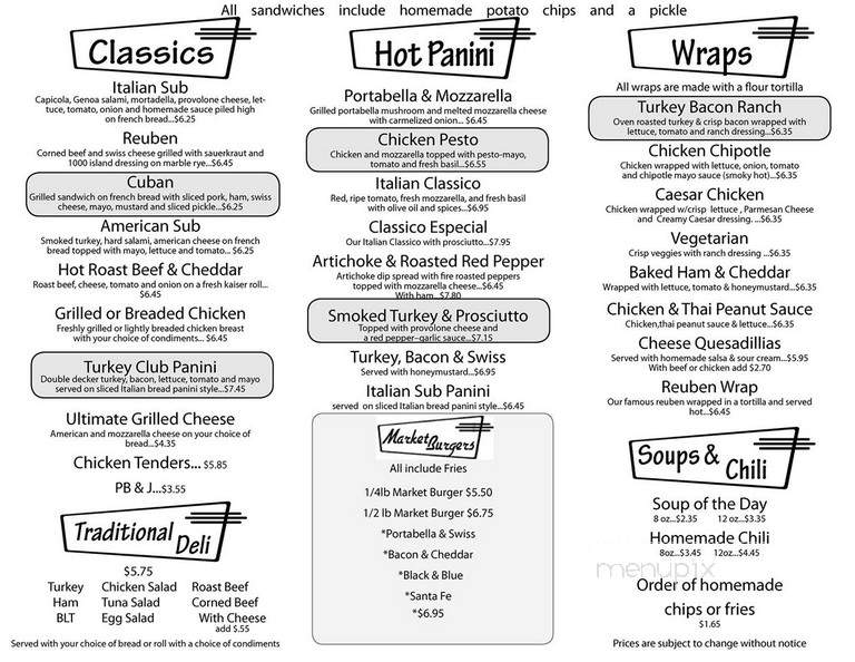 Flatlander Market - Marengo, IL menu_pic