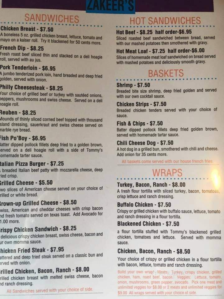 Zakeer's Llc - Fort Dodge, IA menu_pic