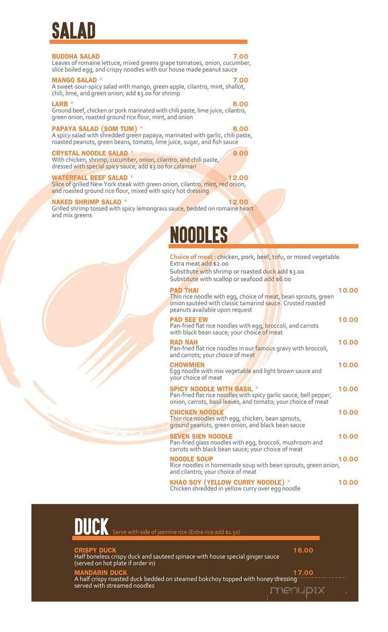 Eat Thai, Thai Eatery - West Des Moines, IA menu_pic