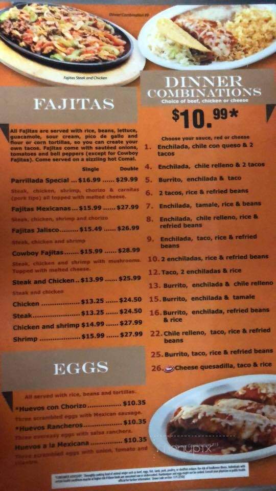 Guadalara Mexican Restaurant - Ankeny, IA menu_pic