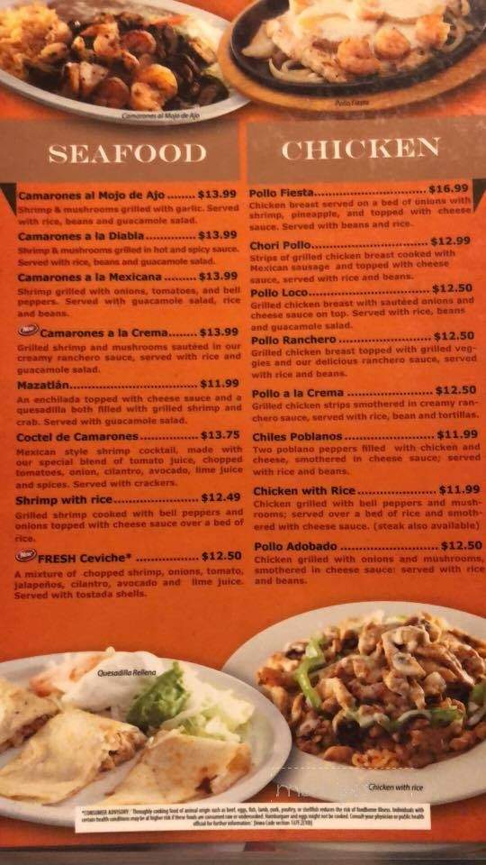 Guadalara Mexican Restaurant - Ankeny, IA menu_pic
