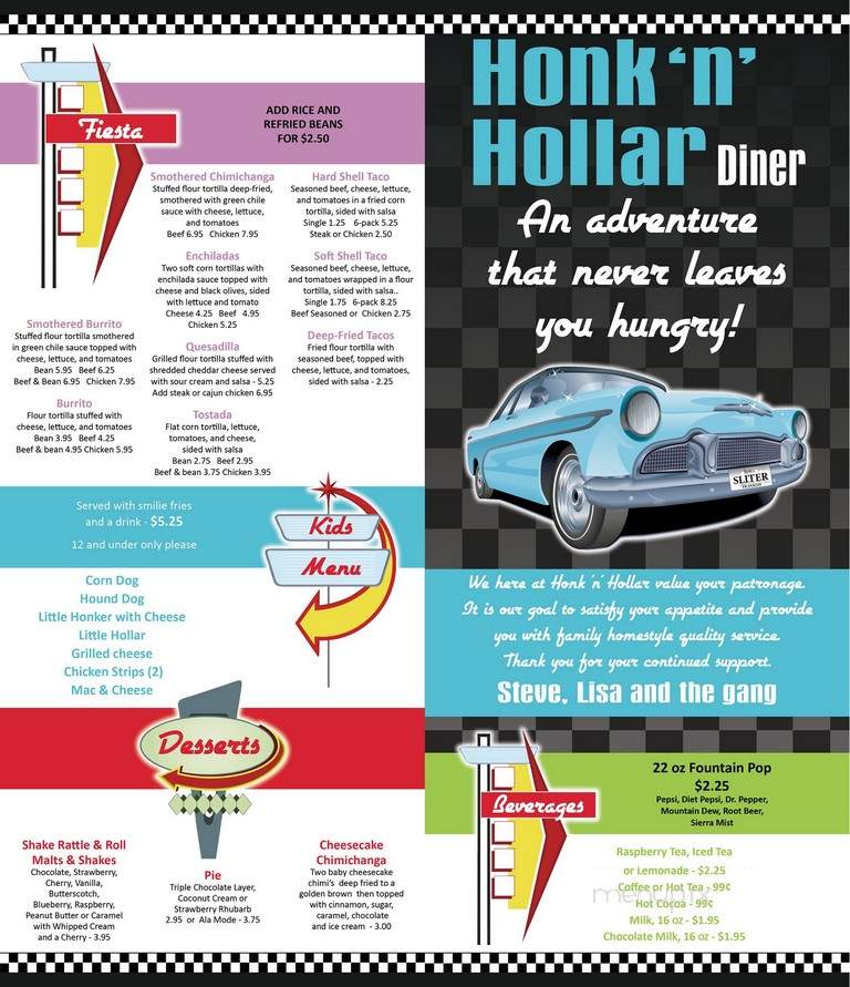 Pakodas Steakhouse - Hampton, IA menu_pic