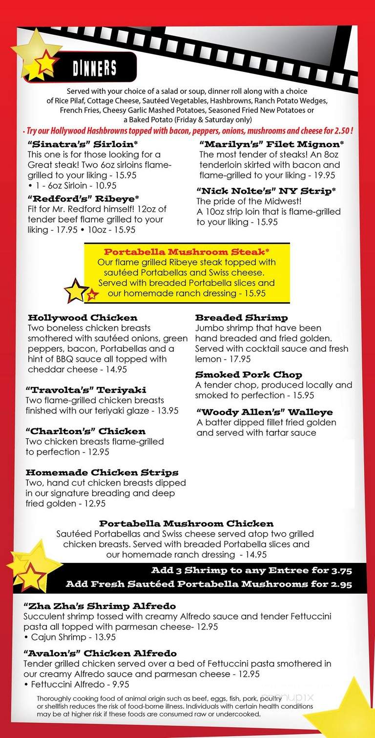Pakodas Steakhouse - Hampton, IA menu_pic