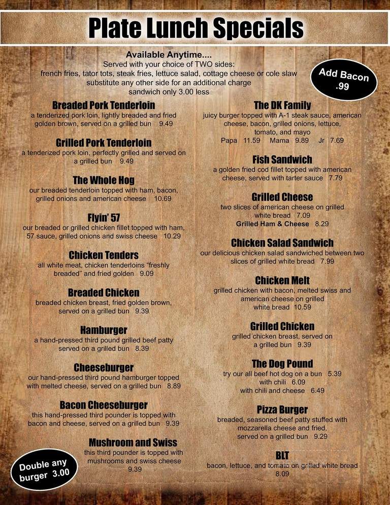 Dairy-Kone - Jesup, IA menu_pic