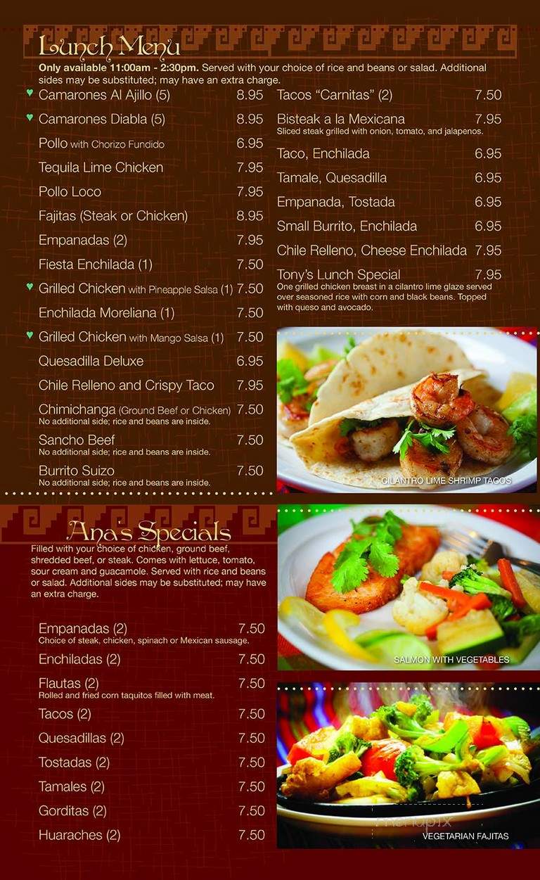 Little Mexico Restaurant - Mount Pleasant, IA menu_pic