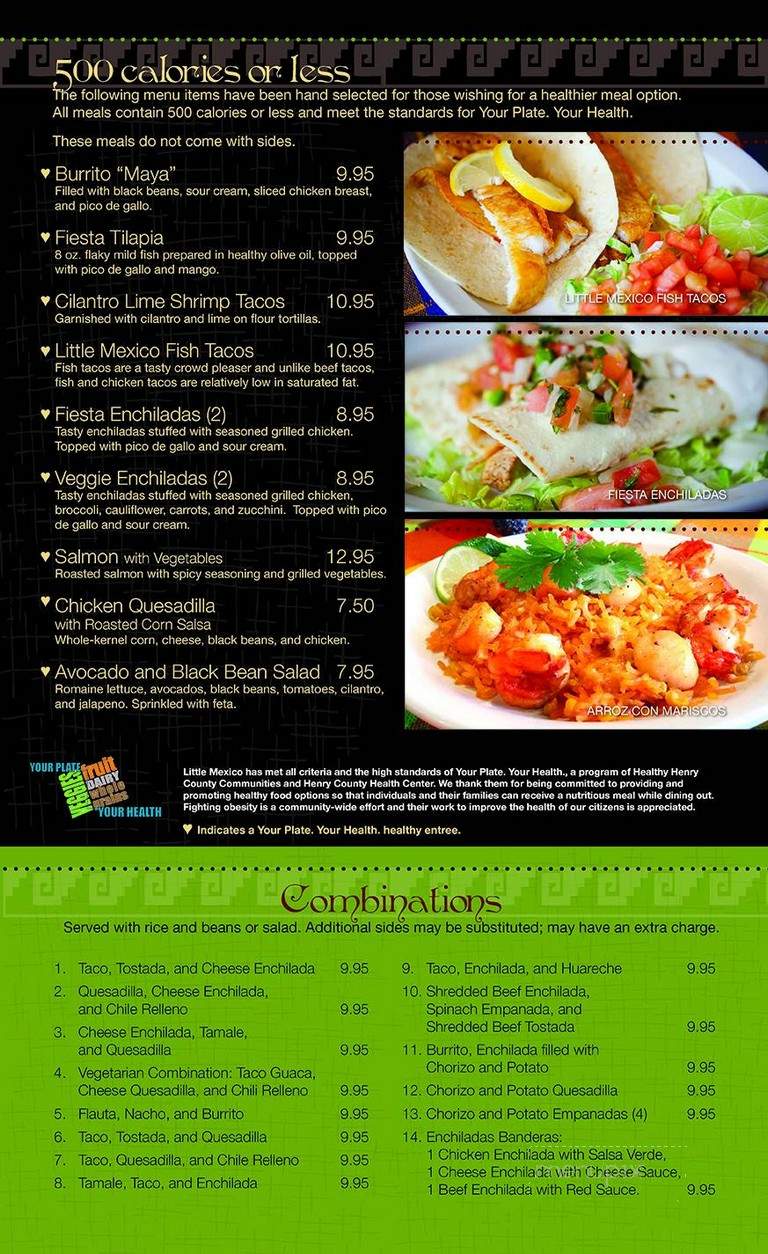 Little Mexico Restaurant - Mount Pleasant, IA menu_pic