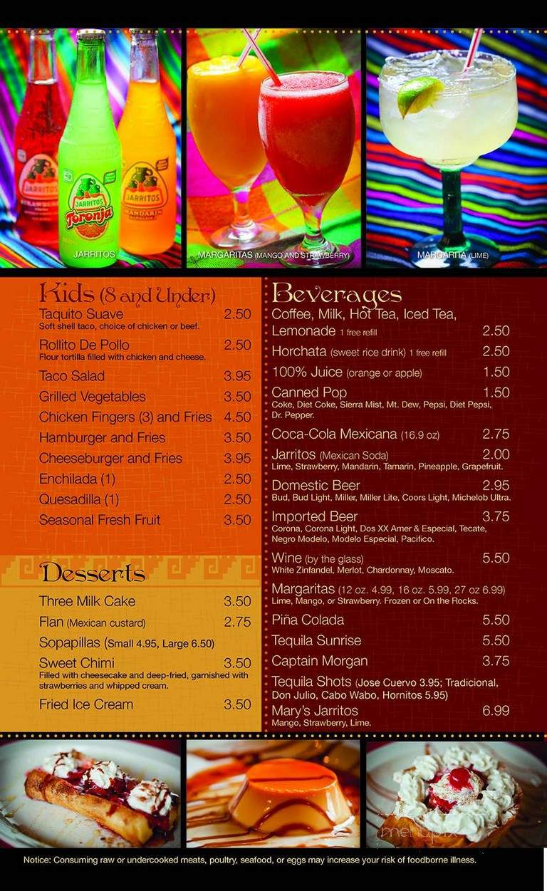 Little Mexico Restaurant - Mount Pleasant, IA menu_pic