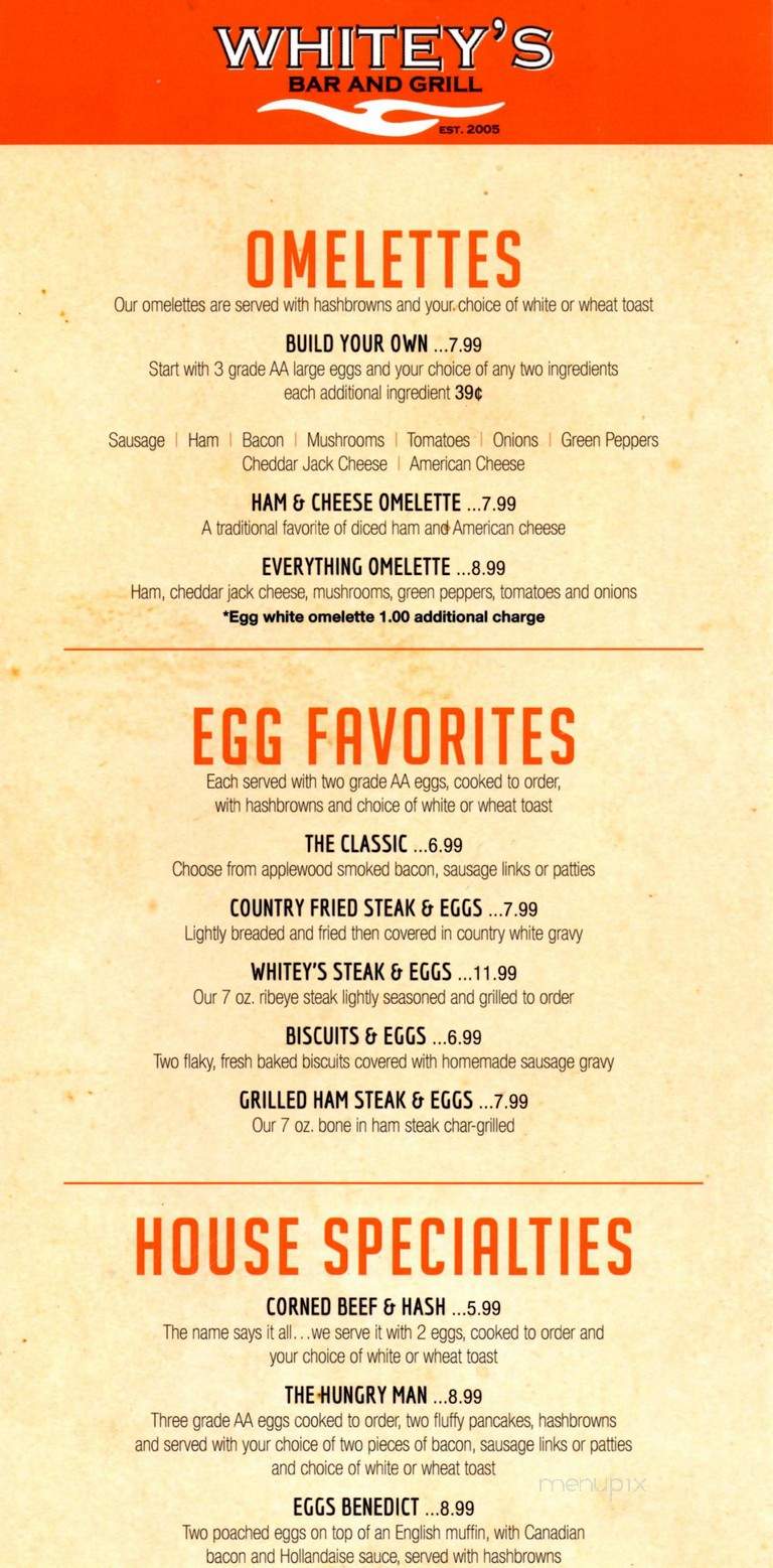 Whitey's Bar & Grill - Lisbon, IA menu_pic