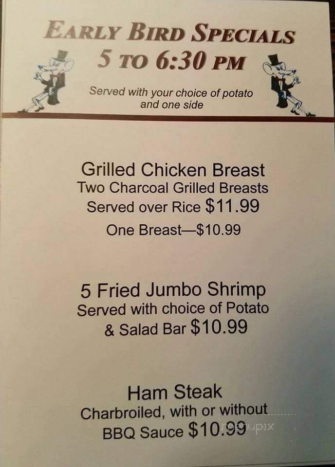 The Cellar Bar & Restaurant - Keokuk, IA menu_pic