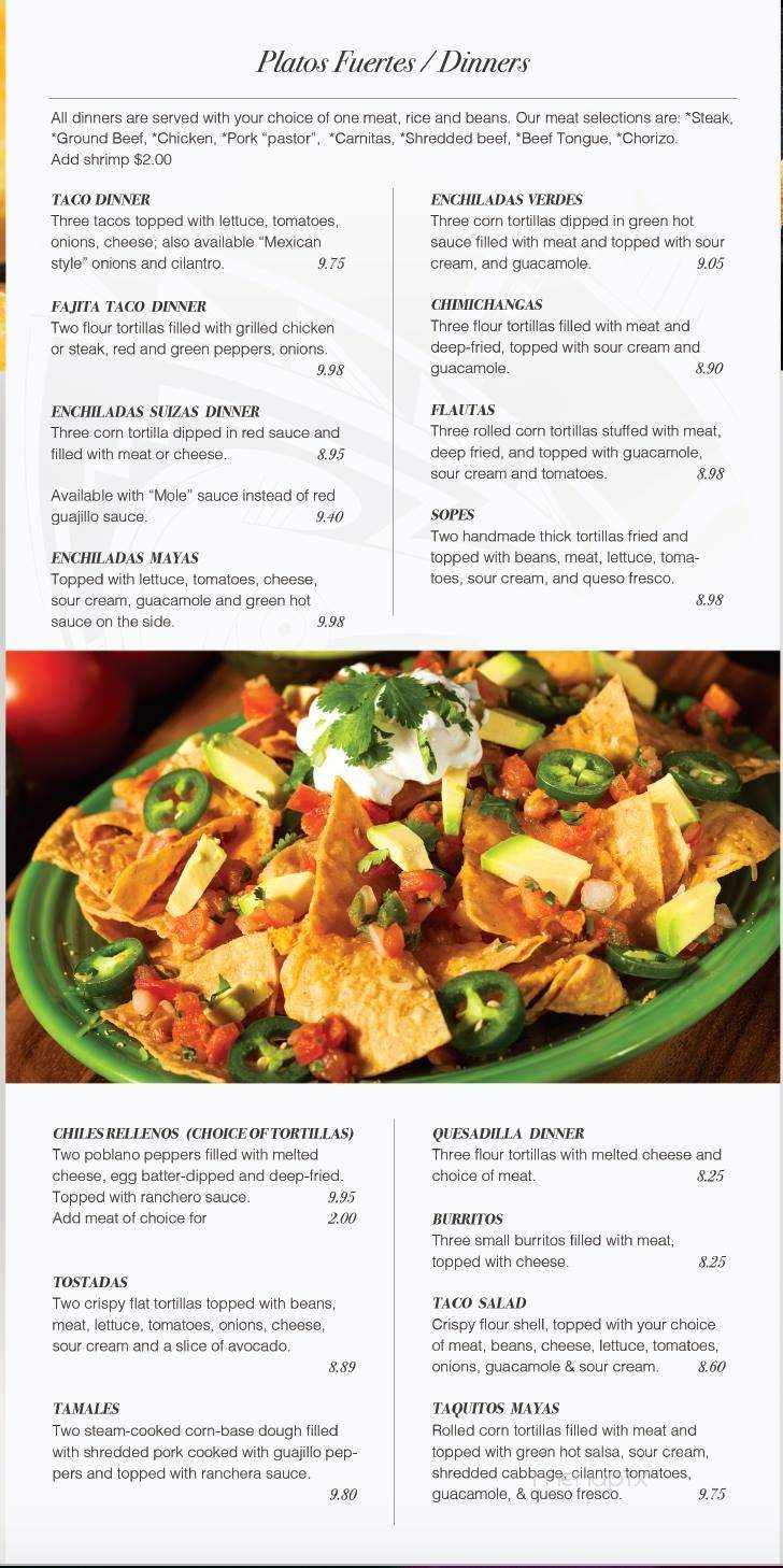 Guadalajara - Muscatine, IA menu_pic
