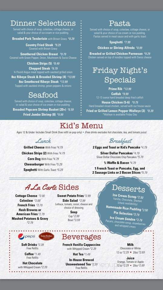 Wilton Cafe - Wilton, IA menu_pic