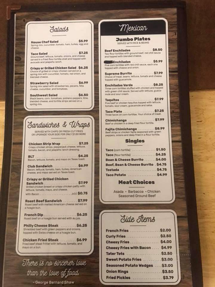 Ingalls Cafe - Ingalls, KS menu_pic