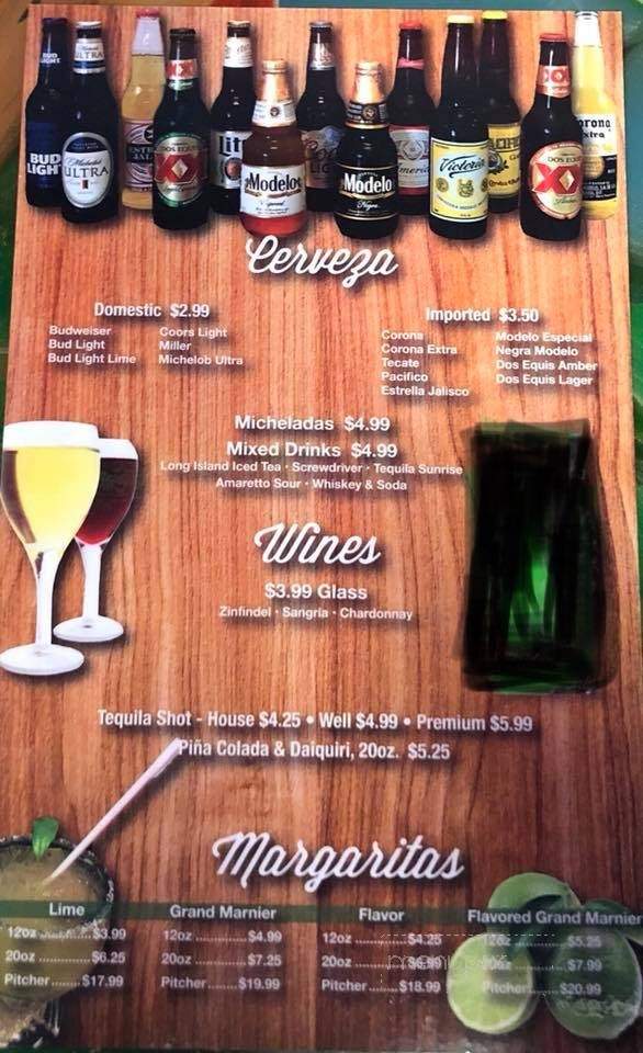 El Dos De Oros - Hays, KS menu_pic