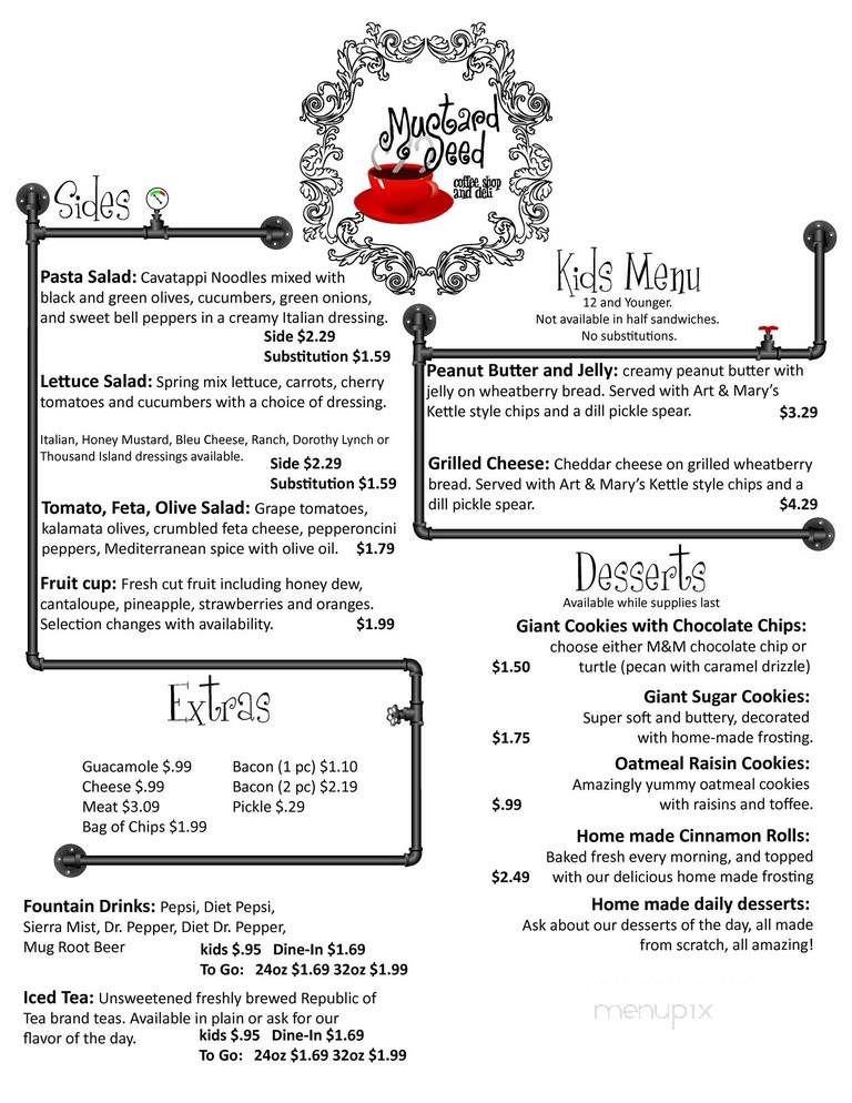 Mustard Seed - Buhler, KS menu_pic