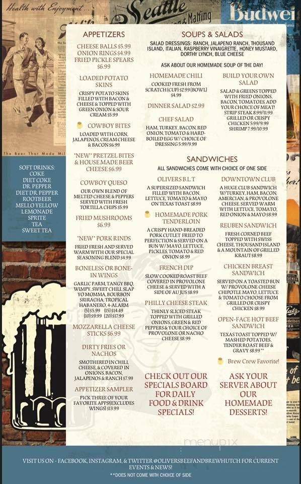 Oliver's Carry Out - Hutchinson, KS menu_pic