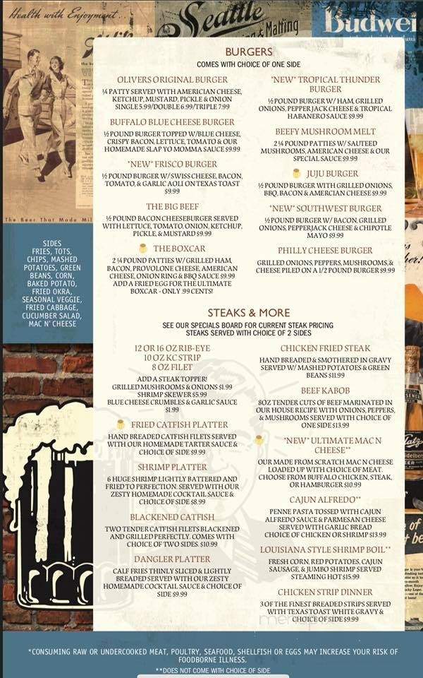 Oliver's Carry Out - Hutchinson, KS menu_pic