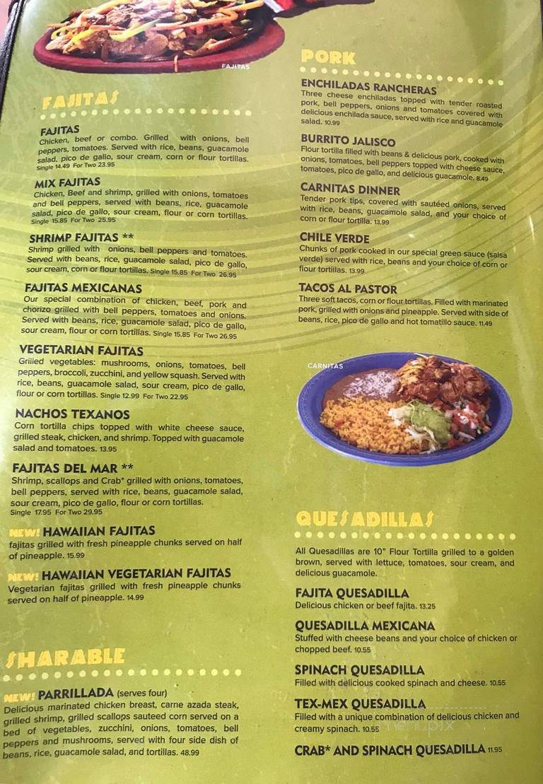La Fiesta Mexican Restaurant - McPherson, KS menu_pic