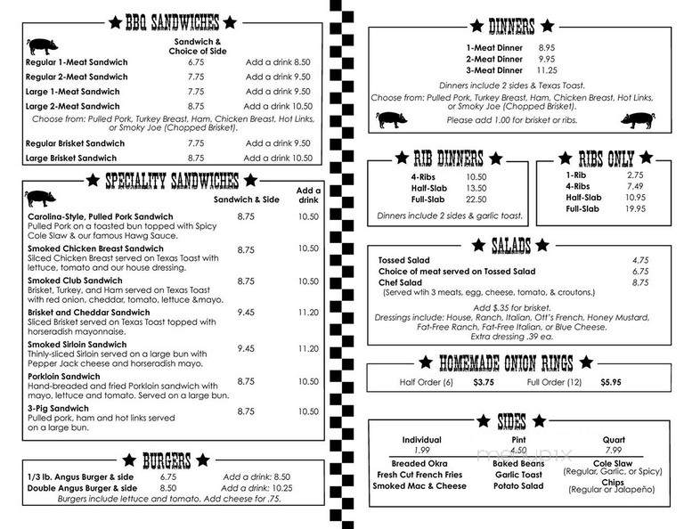 Delano Bar Bq Co - Wichita, KS menu_pic