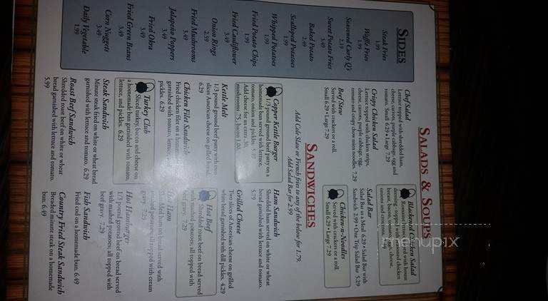 Copper Kettle - Eureka, KS menu_pic