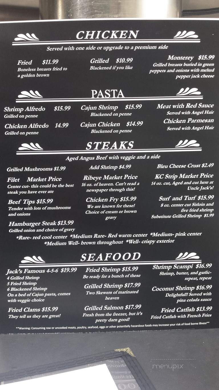 Uncle Jack's - Independence, KS menu_pic