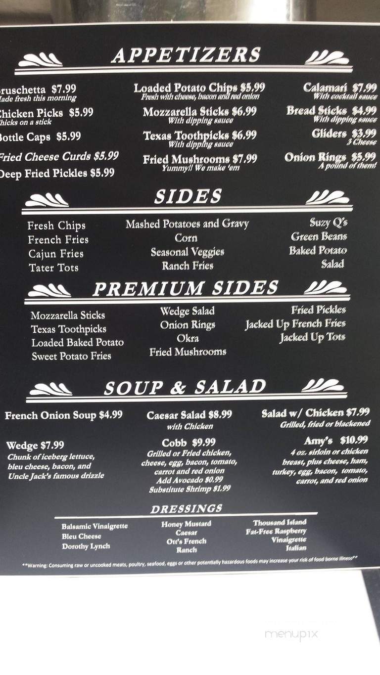 Uncle Jack's - Independence, KS menu_pic
