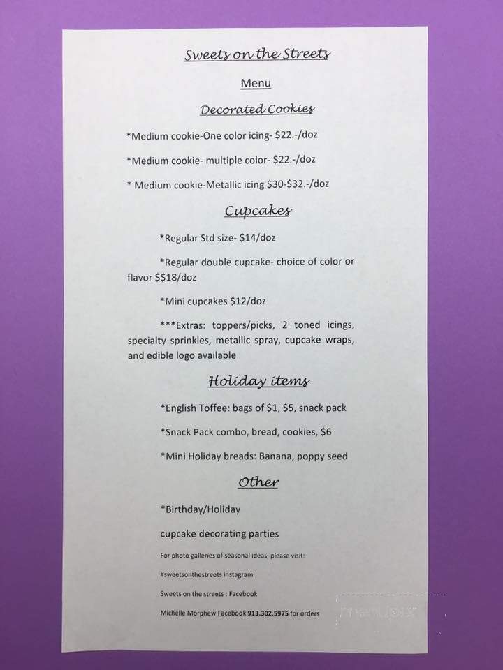 Chocolate Expressions - Olathe, KS menu_pic