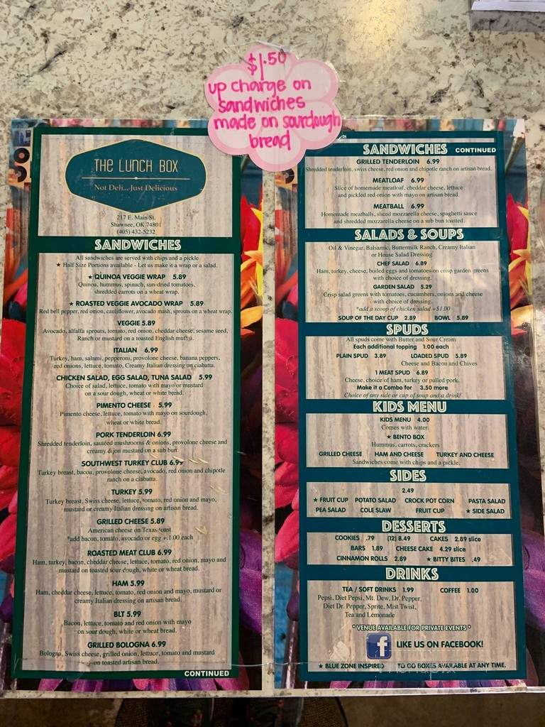Lunch Box - Shawnee Mission, KS menu_pic