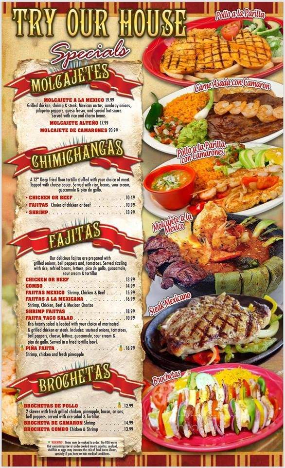 Taqueria Mexico - Kansas City, KS menu_pic