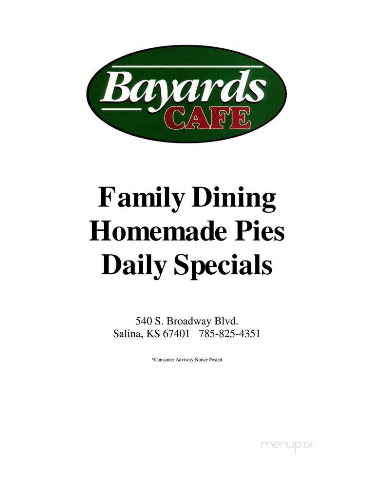 Bayard's Cafe - Salina, KS