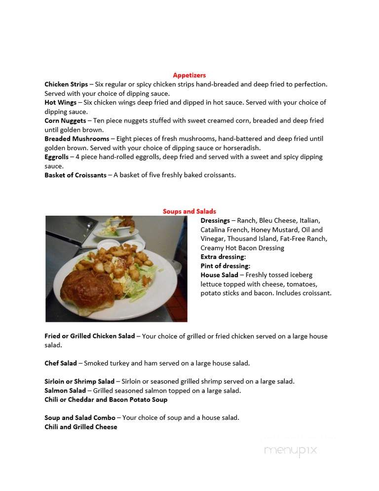 Franklin's Steakhouse - Franklin, KY menu_pic