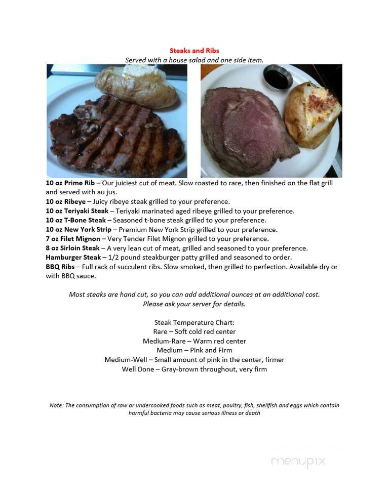 Franklin's Steakhouse - Franklin, KY menu_pic