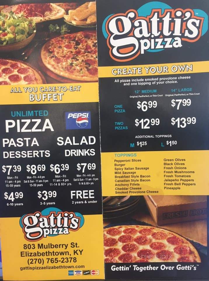 Gatti's Pizza - Elizabethtown, KY