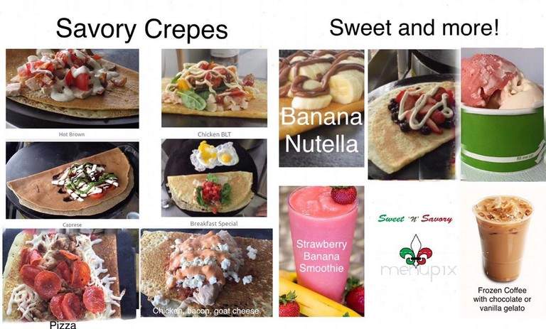 Sweet 'n Savory Cafe - Louisville, KY menu_pic