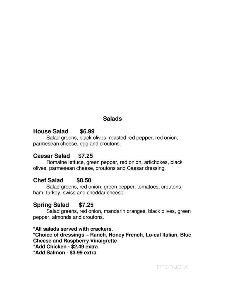 Alley Cat Cafe - Louisville, KY menu_pic