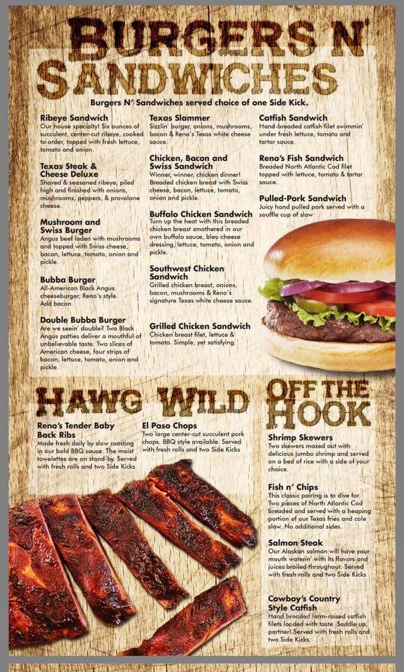 Reno's Of Burnside Llc - Burnside, KY menu_pic