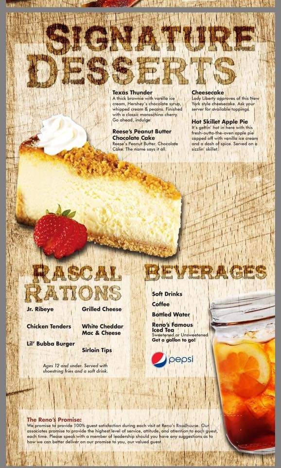 Reno's Of Burnside Llc - Burnside, KY menu_pic