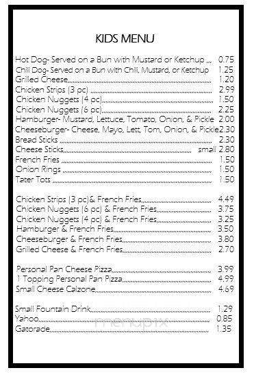 Giovanni's Pizza - Pine Knot, KY menu_pic